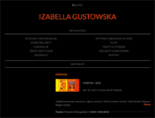 Tablet Screenshot of gustowska.com